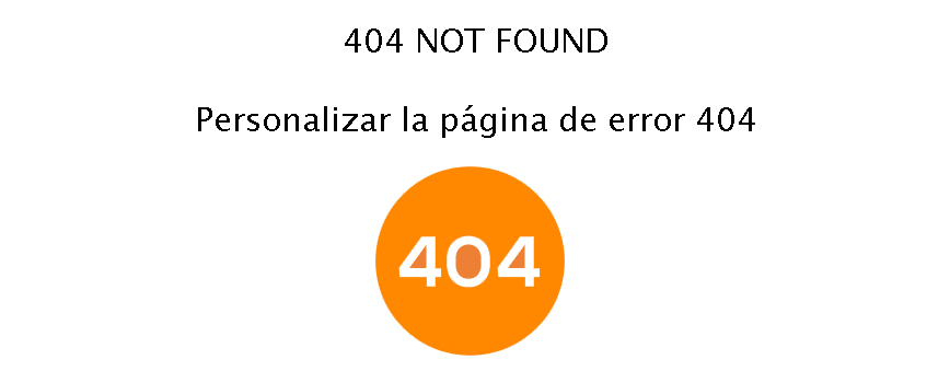 Personalizar la página de error 404