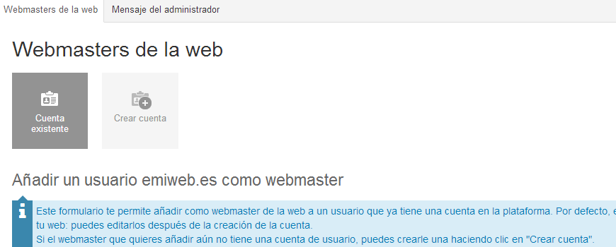 Administrar una web entre varios webmasters