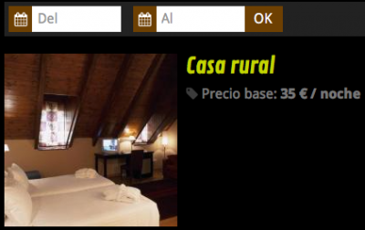 Reservar casa rural