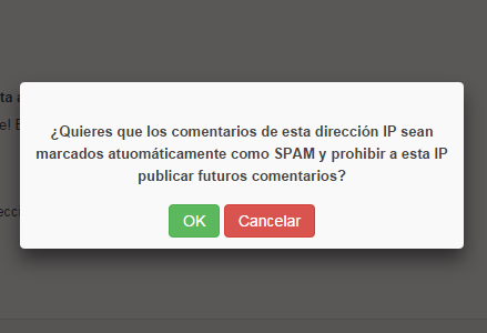 Comentarios spam