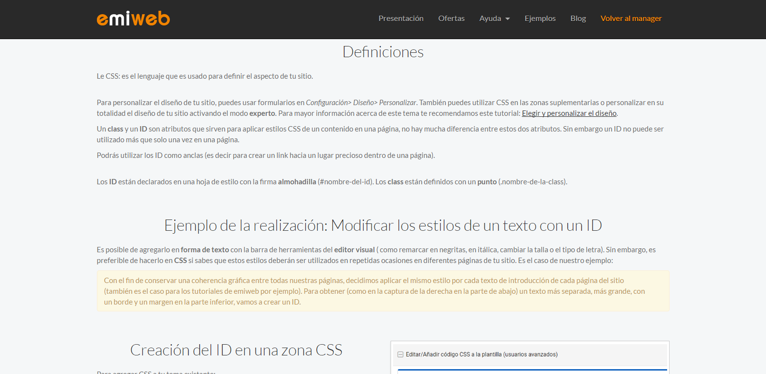 Css emiweb ejemplo 1