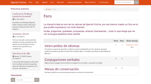 Spanishonline demo