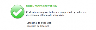 Emiweb sitio seguro