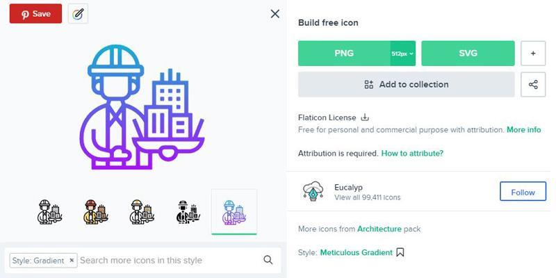 Descargar un icono de Flaticon