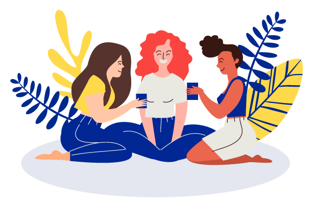 Ilustración de Freepik: amigos