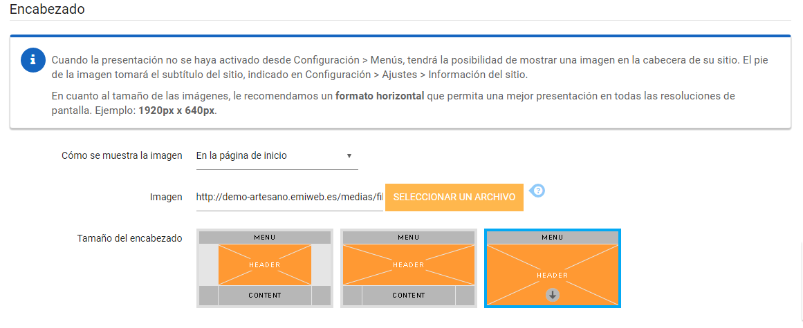 Encabezado