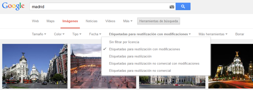 Filtros google