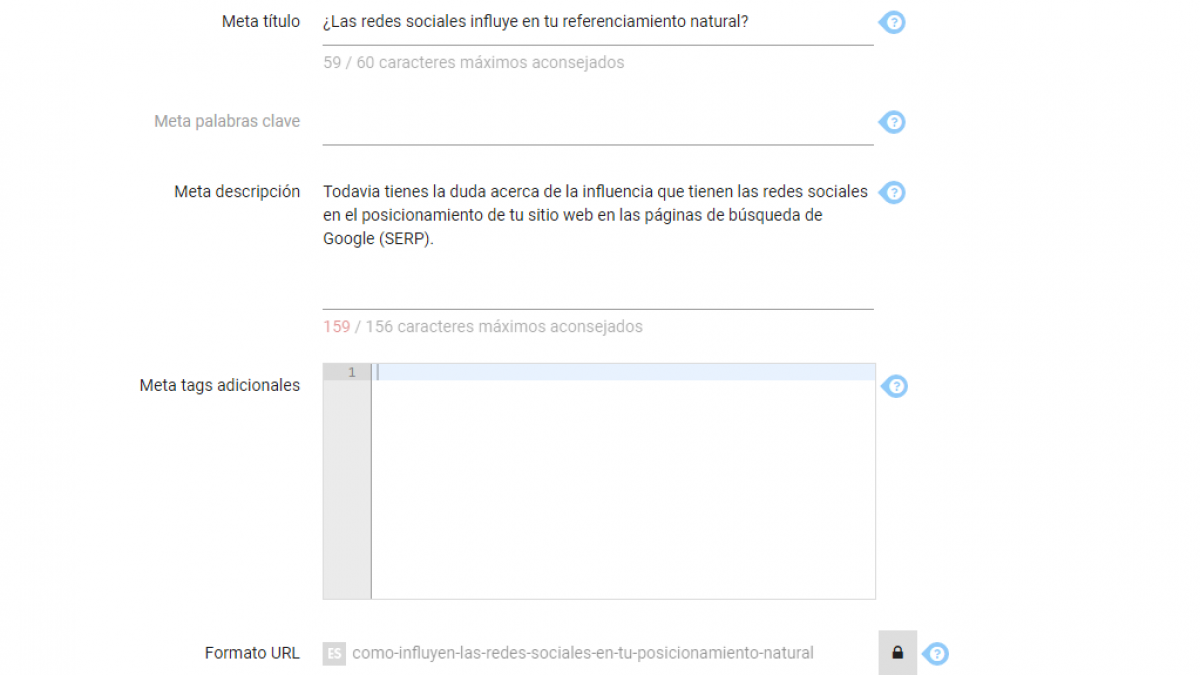 Optimizacion del posicionamiento seo