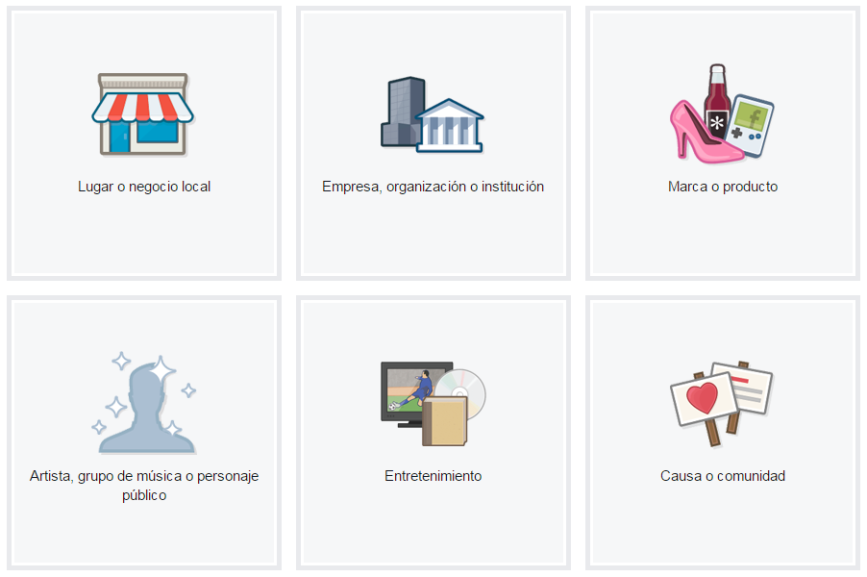 Paginas de facebook
