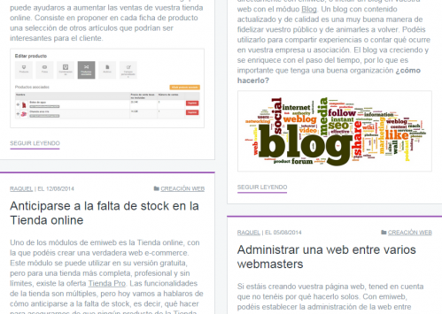 Seguir leyendo blog