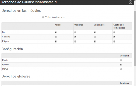 Webmasters derechos