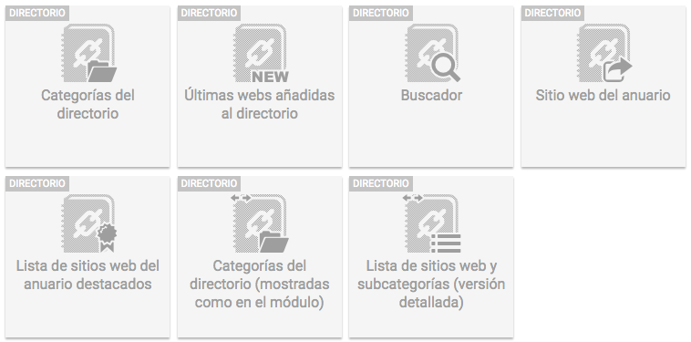 Widgets directorio 1